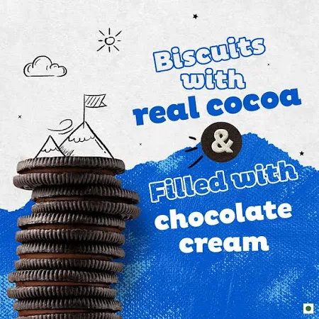CADBURY Oreo Creame Biscuit - Chocolate
