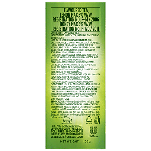 Lipton Green Tea - Honey Lemon 100 g