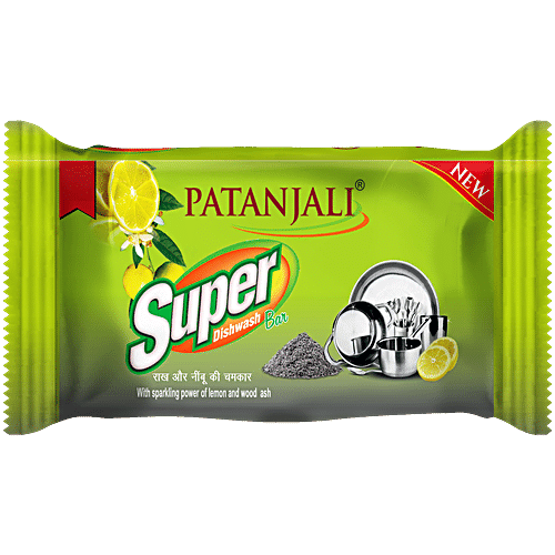 PATANJALI Super Dishwash Bar 145 g