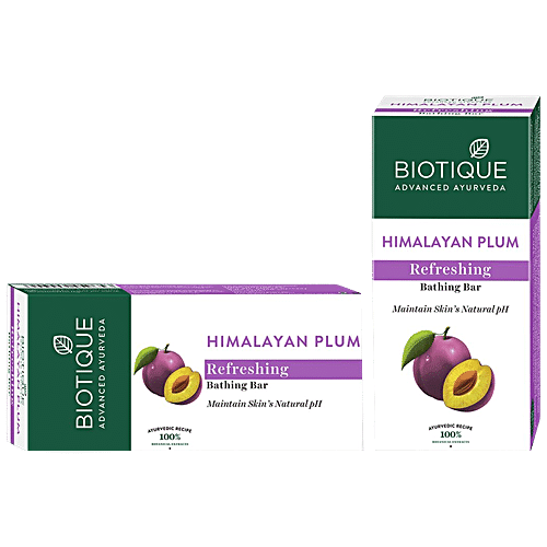 BIOTIQUE Himalayan Plum Refreshing Bathing Bar 150 g
