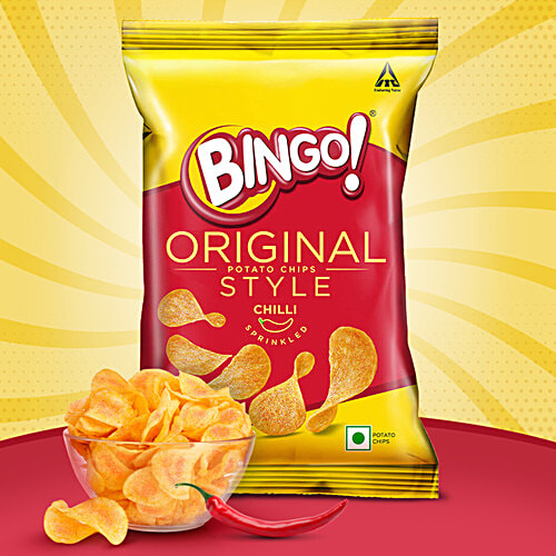 BINGO! Potato Chips - Original Style, Chilli Sprinkled 85 g