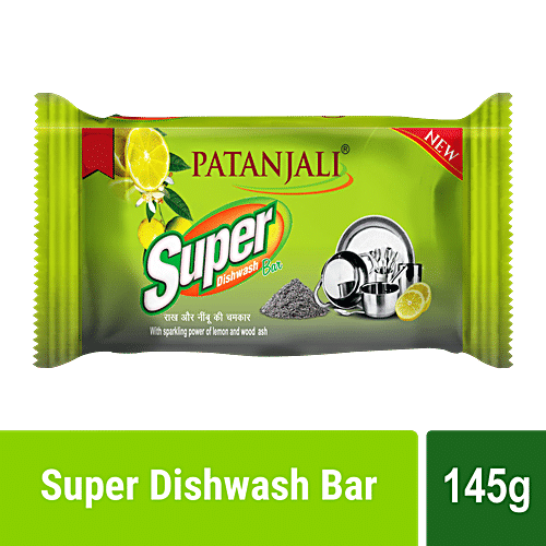 PATANJALI Super Dishwash Bar 145 g