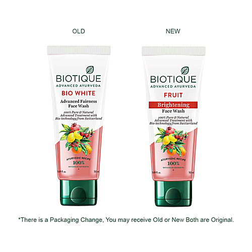 BIOTIQUE Brightening Face Wash - Fruit 50 ml