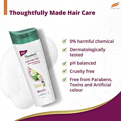 HIMALAYA Anti-Hair Fall Shampoo With Bhringaraja, For All Hair Types 180 ml