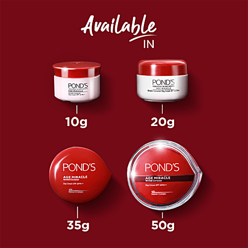 PONDS Age Miracle Wrinkle Corrector Day Cream - SPF 18 PA++ 20 g