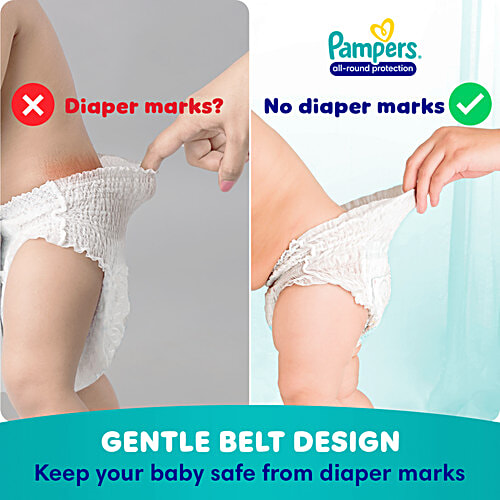 PAMPERS  Diaper Pants - Large, All Round Protection, Anti-rash Blanket, New & Improved 9 pcs
