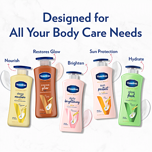 VASELINE Cocoa Glow Serum In Lotion - For Dry Skin 600 ml