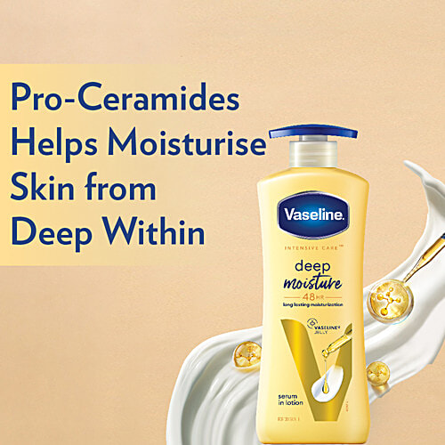 VASELINE Deep Moisture Serum In Lotion - For Dry Skin 400 ml