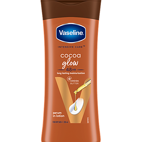 VASELINE Cocoa Glow Serum In Lotion - For Dry Skin 200 ml