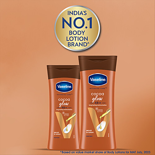 VASELINE Cocoa Glow Serum In Lotion - For Dry Skin 200 ml