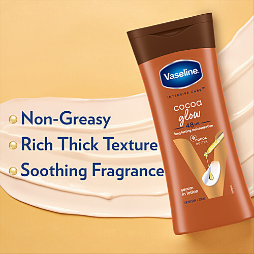 VASELINE Cocoa Glow Serum In Lotion - For Dry Skin 200 ml
