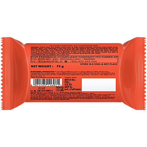 SUNFEAST All Rounder, Thin, Light & Crunchy Potato Biscuit With Chatpata Masala Flavour 75 g