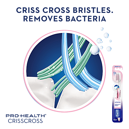 ORAL-B Criss Cross Ultra Thin Sensitive Toothbrush 2 pcs