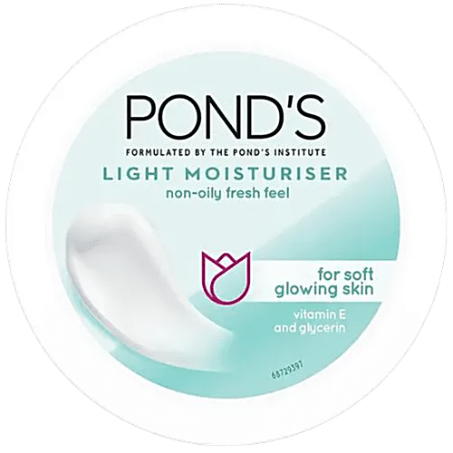 PONDS Light Moisturiser - With Vitamin E & Glycerine, For Non-Oily Fresh Feel 200 ml