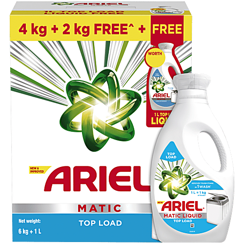 ARIEL Matic Top Load Detergent Powder 6 kg
