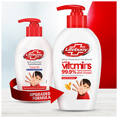 LIFEBUOY Total 10+ Handwash - 99.9% Germ Protection 80 ml