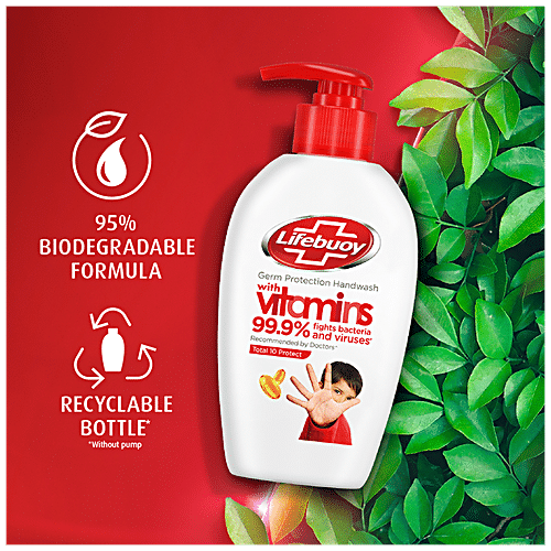 LIFEBUOY Total 10+ Handwash - 99.9% Germ Protection 80 ml