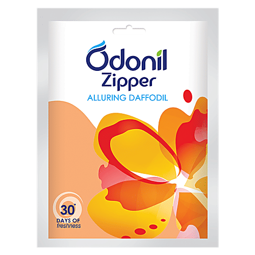 ODONIL  Zipper Air Freshener - Alluring Daffodil 10 g