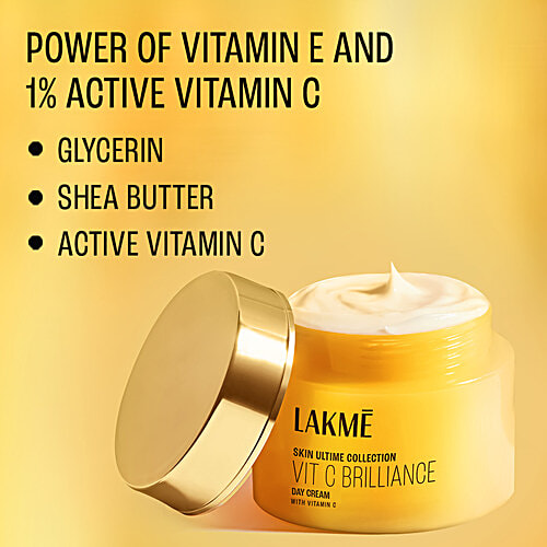 LAKME 9 To 5 - Vitamin C+ Day Cream, Light On Skin 50 g