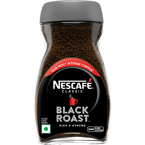 NESCAFE CLASSIC Black Roast Instant Coffee Powder - Rich & Dark 90 g