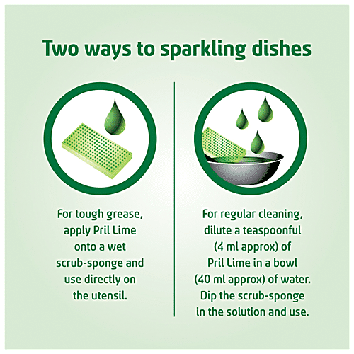 PRIL Dishwash Liquid Gel - Lime 2 L