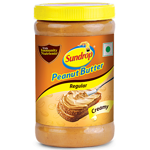 SUNDROP Peanut Butter - Regular, Crunchy 462 g