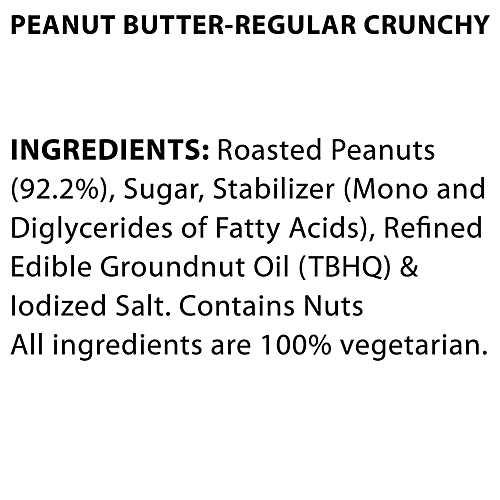 SUNDROP Peanut Butter - Regular, Crunchy 462 g