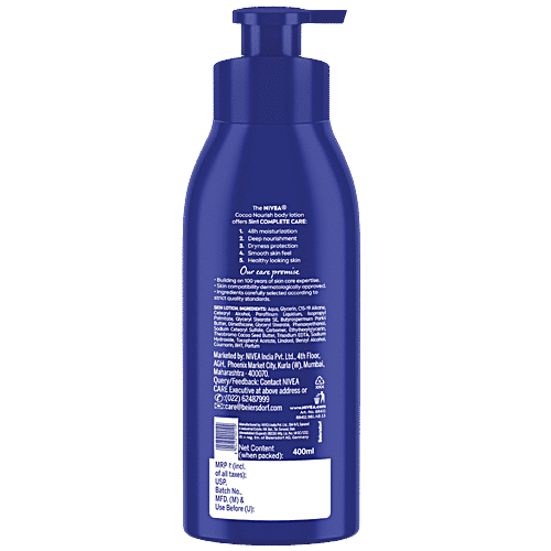 NIVEA Cocoa Nourish Oil In Lotion - 400 ml