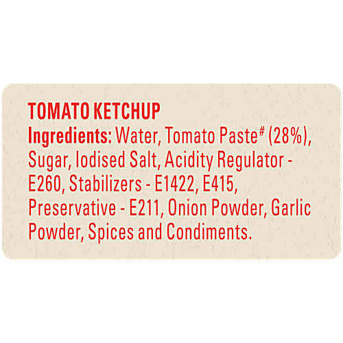 KISSAN Fresh Tomato Ketchup 450 g