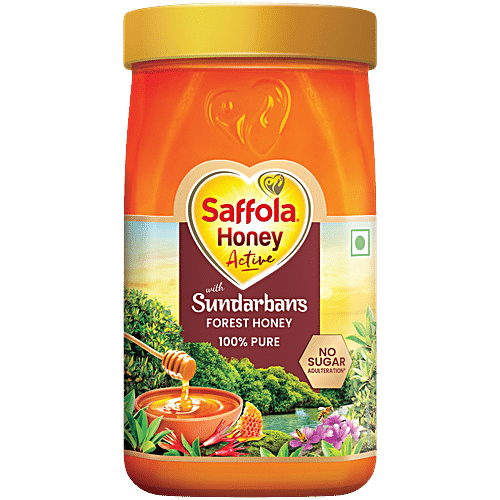 SAFFOLA Honey Active - Made With Sundarbans Forest Honey 250 g