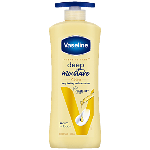 VASELINE Deep Moisture Serum In Lotion - For Dry Skin 600 ml