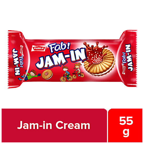 PARLE Fab Jam-In Cream Biscuits 55 g