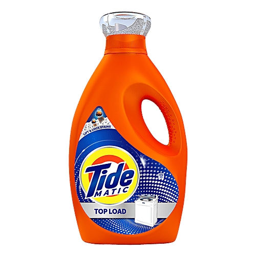 TIDE Matic Liquid Detergent Top Load - Stain Removal In Washing Machine 850 ml