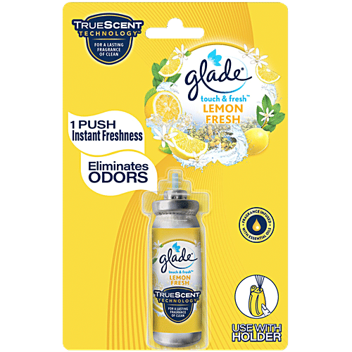 GLADE Touch & Fresh Aerosol Air Freshener - Lemon Fresh 12 ml