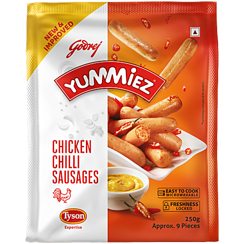 GODREJ YUMMIEZ Chicken Chilli Sausages 250 g