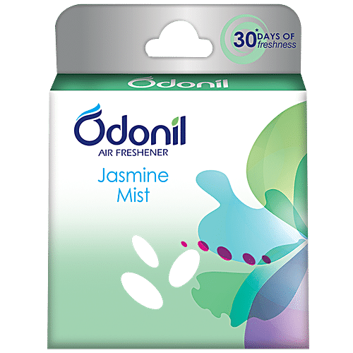 ODONIL  Bathroom Air Freshener Blocks - Jasmine Mist 72 g