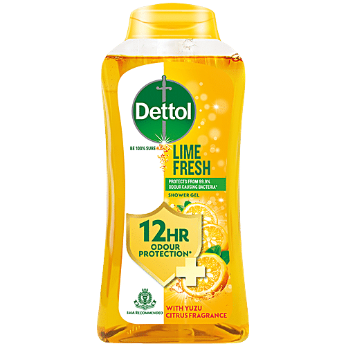 DETTOL Lime & Fresh Shower Gel - With Yuzu Citrus Fragrance 250 ml