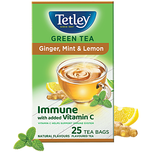 TETLEY Ginger Mint & Lemon Green Tea 50 g