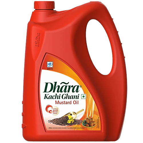 DHARA  Kachi Ghani Mustard Oil 5 L