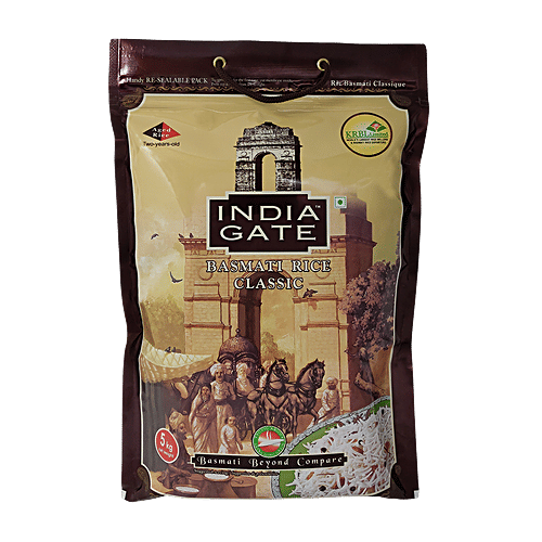 INDIA GATE Basmati Rice/Basmati Akki - Classic 5 kg