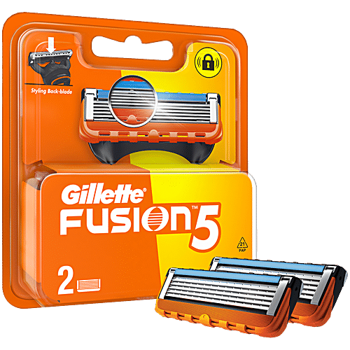 GILLETTE Fusion 5 Razor Cartridges - For Men 2 pcs