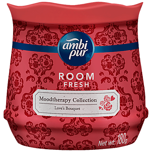 AMBIPUR Moodtherapy Collection Room Fresh Gel - Love’s Bouquet, Rose 180 g