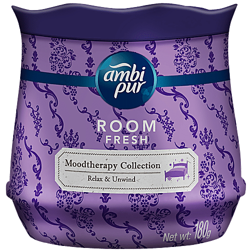 AMBIPUR Moodtherapy Collection Room Fresh Gel - Relax & Unwind, Lavender 180 g