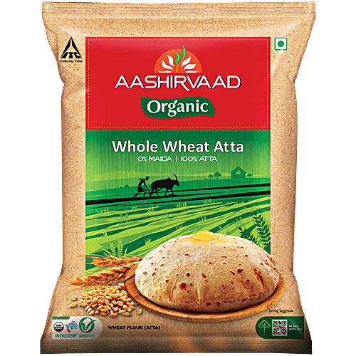AASHIRVAAD Organic Whole Wheat Atta 5 kg