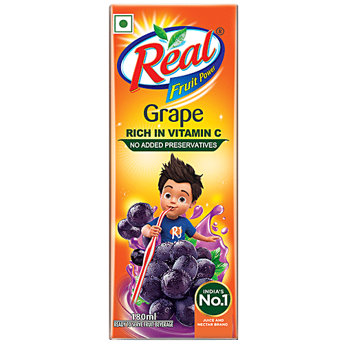 REAL Grape Fruit Juice 180 ml