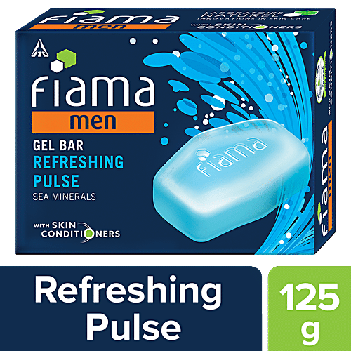 FIAMA Men Refreshing Pulse Gel Bar 125 g