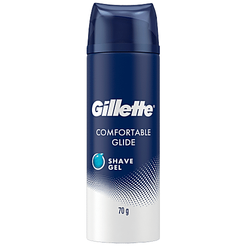 GILLETTE Comfortable Glide Shave Gel - Soothes & Hydrates The Skin 70 g