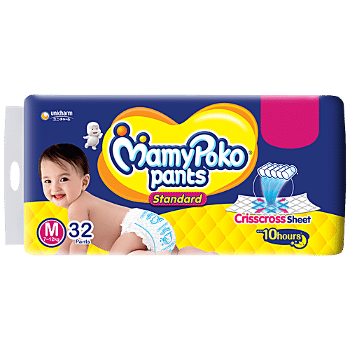 MAMYPOKO MamyPoko Pants Standard M - 32 Diapers 32 pcs