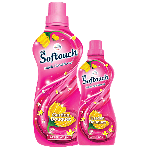 WIPRO SOFTOUCH After Wash Fabric Conditioner - Garden Bouquet 860 ml