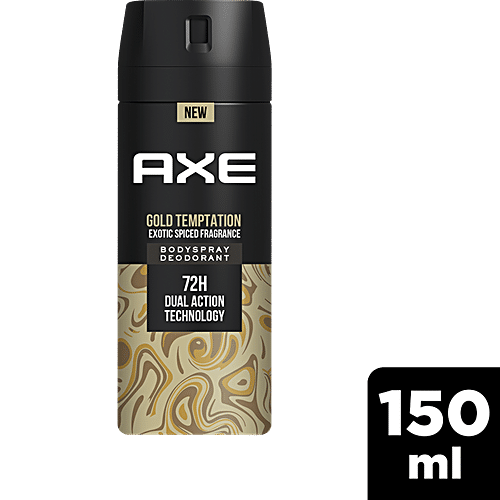 AXE Gold Temptation - Long Lasting Deodorant, Body Spray, For Men 150 ml